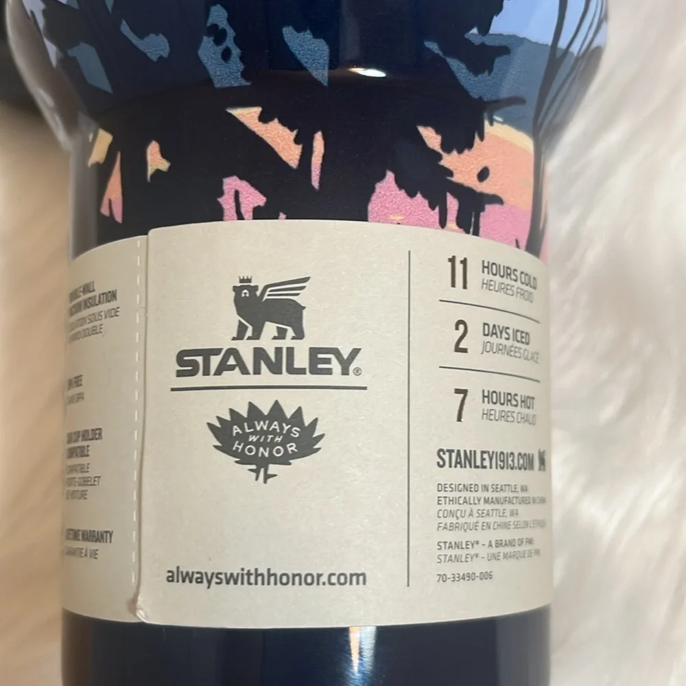 Stanley Awh Hazy Horizon 40 oz Stainless Steel H2.0 FlowState Quencher Tumbler - Picture 8 of 10